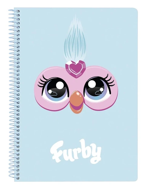 Блокнот Furby А5 небесно-блакитний на спіралі, Safta - Фото 1 Блокнот Furby А5 небесно-блакитний на спіралі, Safta - зображення 1