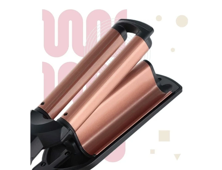 Плойка-гофре Babyliss W2447E 85 Вт 3 температури 160-210°C кераміка чорна - зображення 7