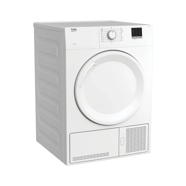 Сушильный аппарат Beko конденсационный, 7 кг, класс B, 54 см, белый - изображение 3