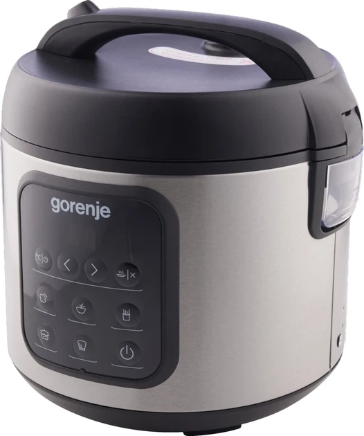 Мультиварка Gorenje, мощность 476 Вт, компактная модель, объем чаши 2 л, электронное управление, 5 режимов приготовления, металлический/пластиковый корпус, черный цвет - изображение 4