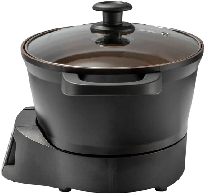 Мультиварка Russell Hobbs GoodToGo, 1000Вт, об'єм 6.5л, електронне управління, знімна кришка, керамічне покриття, чорного кольору. - зображення 3