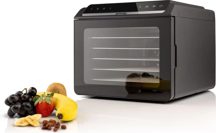 Сушилка для продуктов Gorenje FDK600DB 580Вт 6 поддонов 25см черная пластик+металл - изображение 4