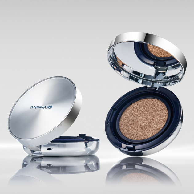 Тональный кушон с полинуклеотидами и витамином U 21 оттенок CUSKIN Vitamin U Coverfit Cushionpact SPF50+ / PA++++ - Фото 5 Тональный кушон с полинуклеотидами и витамином U 21 оттенок CUSKIN Vitamin U Coverfit Cushionpact SPF50+ / PA++++ - изображение 5