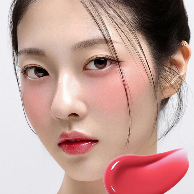 Увлажняющие жидкие ампульные румяна HOUSE OF HUR Moist Ampoule Blusher Deep Plum 10 мл - изображение 2