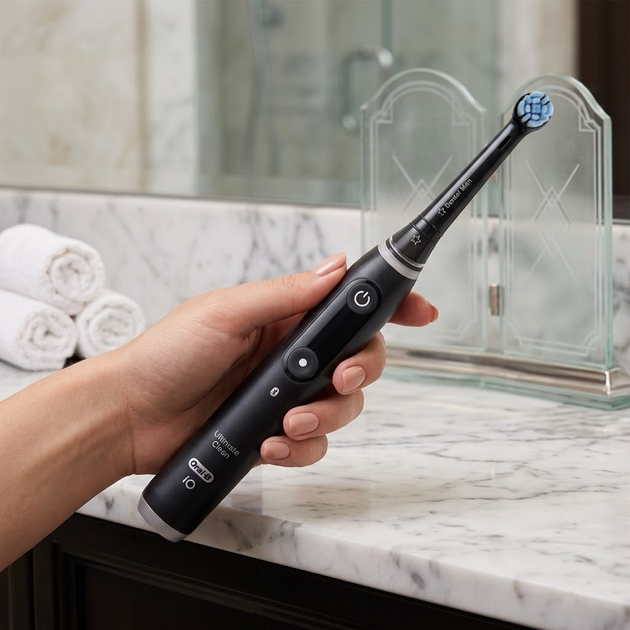 Насадки для зубной щетки oral b io универсальные Dental Man Soft iO сменные головки для электрической щетки орал био для чувствительных зубов мягкая жесткость белые 4 шт - изображение 7