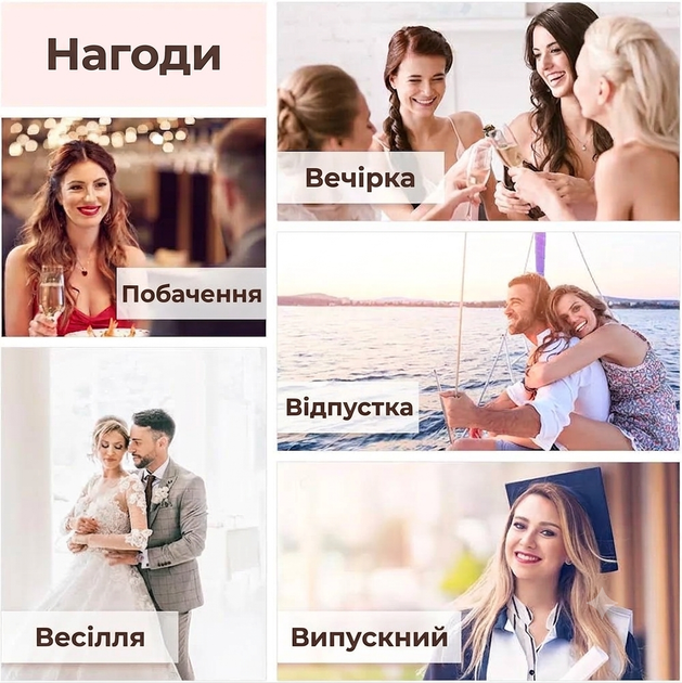 Плойка для волосся ELEHOT ET-W301 5-в-1 з LCD-дисплеєм, кераміко-турмаліновим покриттям і 5 змінними насадками - зображення 11