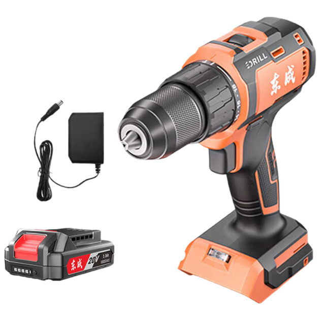 Аккумуляторная бесщеточная ударная дрель Dongcheng 20V DCJZ2059iD, многофункциональная электрическая отвертка - изображение 4