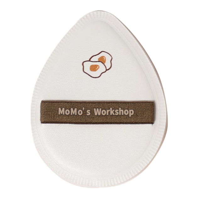 Повітряна пуховка для макіяжу Maojiji Momo's Workshop з цукровою ватою та сиром, білі краплі води, гладка та рівна, до Жіночого дня - Фото 4 Повітряна пуховка для макіяжу Maojiji Momo's Workshop з цукровою ватою та сиром, білі краплі води, гладка та рівна, до Жіночого дня - изображение 4