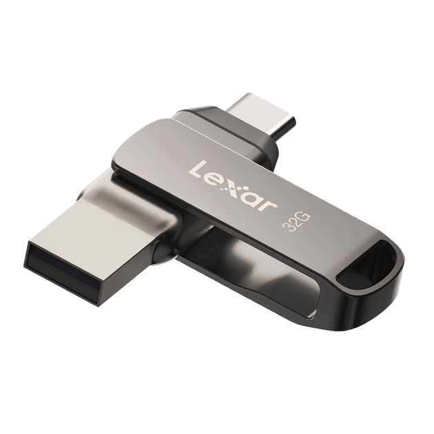 Флеш пам'ять USB Lexar D400 32GB USB 3.2 Gen1 + Type-C - Фото 4 Флеш пам'ять USB Lexar D400 32GB USB 3.2 Gen1 + Type-C - зображення 4