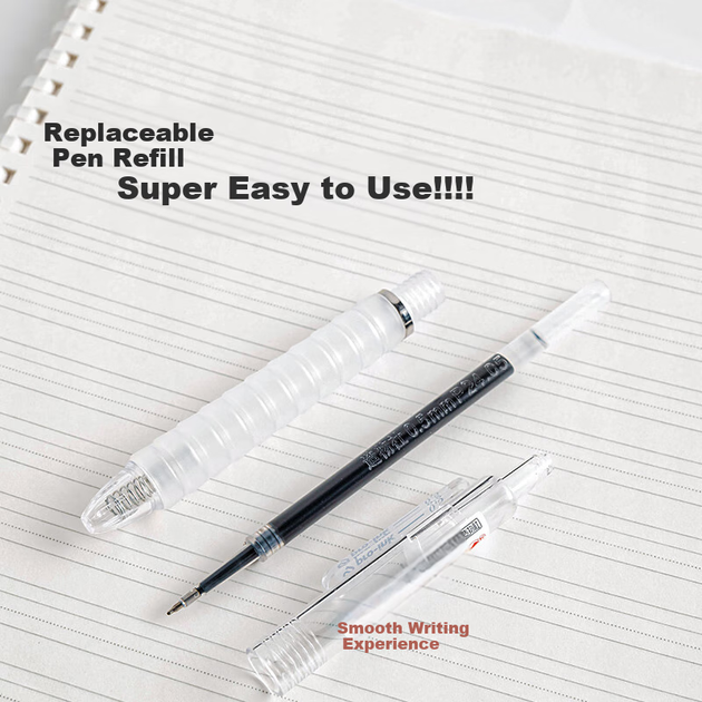 Гелевая ручка CHENQI STATIONERY с выдвижным стержнем и наконечником ST, ручка для экзаменов с удлиненной силиконовой рукояткой, черные чернила для экзаменов и студенческого использования, быстросохнущая кнопочная ручка JG-81/черная - Фото 12 Гелевая ручка CHENQI STATIONERY с выдвижным стержнем и наконечником ST, ручка для экзаменов с удлиненной силиконовой рукояткой, черные чернила для экзаменов и студенческого использования, быстросохнущая кнопочная ручка JG-81/черная - изображение 12