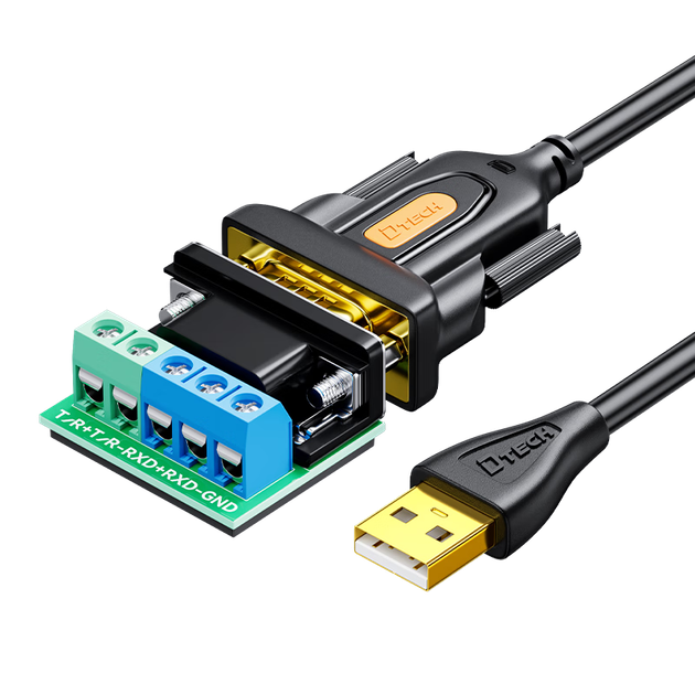 DTECH DTECH USB-конвертер RS485/RS422, кабель-адаптер последовательного порта RS485-USB, кабель-адаптер для связи с модулем COM-порта, 0,5 метра IOT5081 - зображення 4