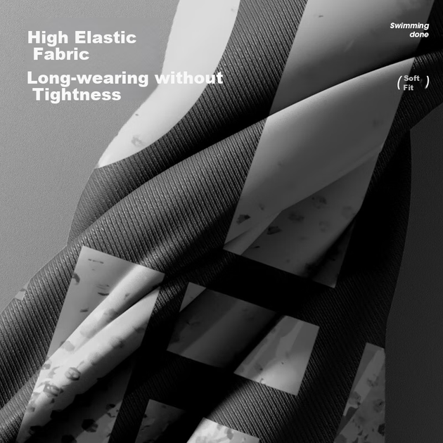 Плавательная шапочка Li-Ning для мужчин и женщин, удобная тканевая шапочка для плавания, подходит для длинных волос, стильная защита ушей, не сдавливающая, с принтом, модель 6631, черная. - Фото 7 Плавательная шапочка Li-Ning для мужчин и женщин, удобная тканевая шапочка для плавания, подходит для длинных волос, стильная защита ушей, не сдавливающая, с принтом, модель 6631, черная. - изображение 7