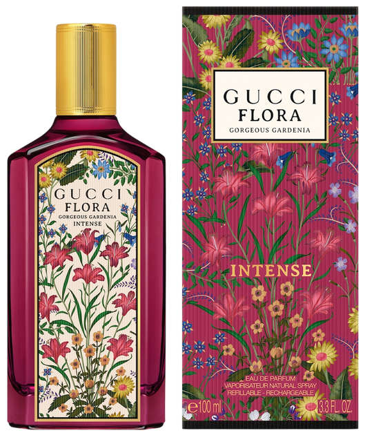 Woda perfumowana damska Gucci Flora Gorgeous Gardenia Intense 100 ml (3616305275745) - Zdjęcie 2 Woda perfumowana damska Gucci Flora Gorgeous Gardenia Intense 100 ml (3616305275745) - obraz 2