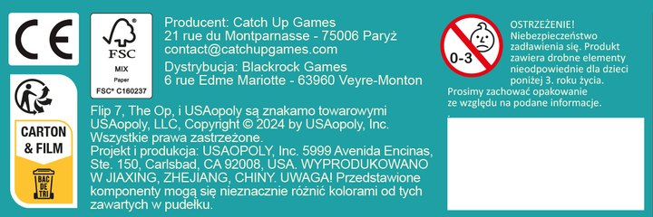 Gra planszowa Rebel Flip 7 (edycja polska) (5906954790781) - Zdjęcie 6 Gra planszowa Rebel Flip 7 (edycja polska) (5906954790781) - obraz 6