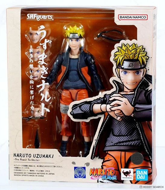 Фигурка Наруто Узумаки Naruto Shippuden S.H. Figuarts Uzumaki Naruto The Power To Unite Action Figure Bandai - изображение 5