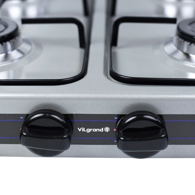 Плита настольная (газ) VILGRAND VGP 4041 grey - изображение 2