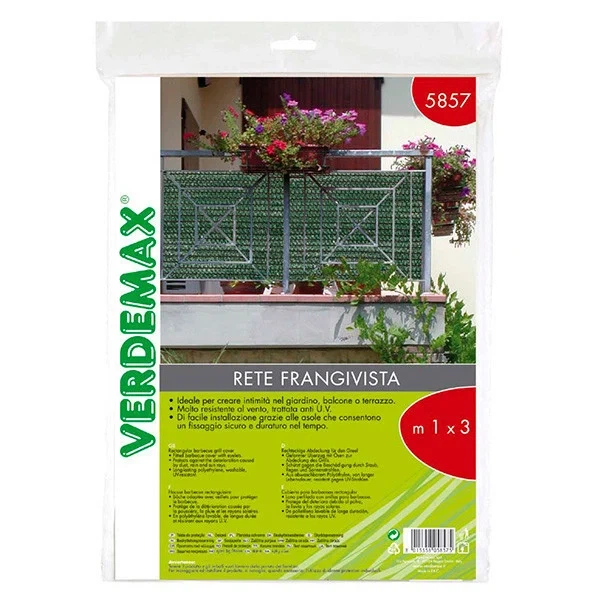 Захисна сітка Verdemax поліетилен 2х10 м зелена 90% затінення - зображення 2