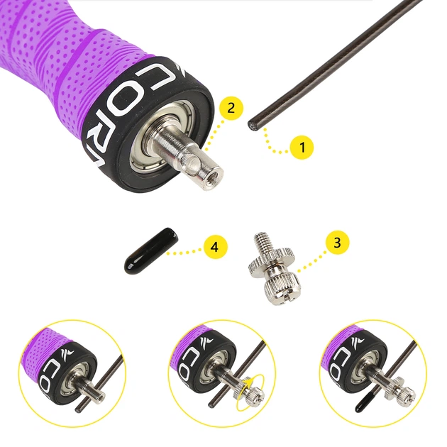 Скоростная скакалка для кроссфита Cornix Speed Rope Pro XR-0523 Violet - Фото 8 Скоростная скакалка для кроссфита Cornix Speed Rope Pro XR-0523 Violet - изображение 8