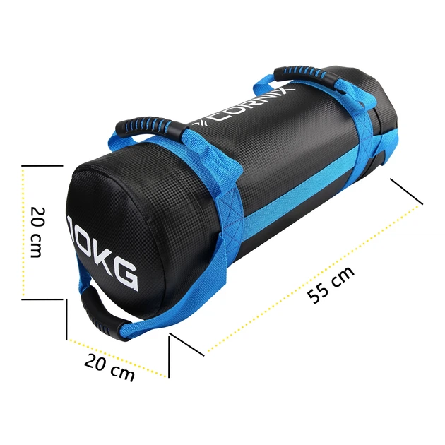Мішок для кросфіту Cornix 10 кг тренувальний XR-0549 Black/Blue - зображення 7
