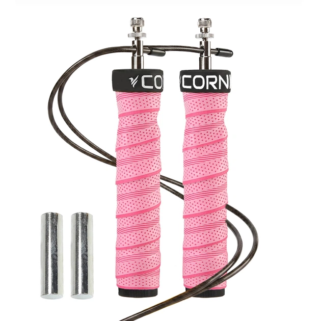 Скоростная скакалка для кроссфита Cornix Speed Rope Pro XR-0520 Pink - Фото 1 Скоростная скакалка для кроссфита Cornix Speed Rope Pro XR-0520 Pink - изображение 1