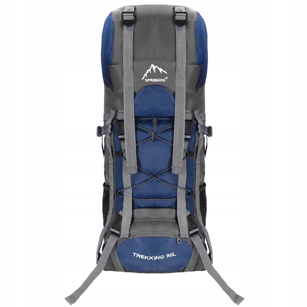 Туристический рюкзак Springos 90 л CS0130 Navy Blue/Grey - Фото 9 Туристический рюкзак Springos 90 л CS0130 Navy Blue/Grey - изображение 9