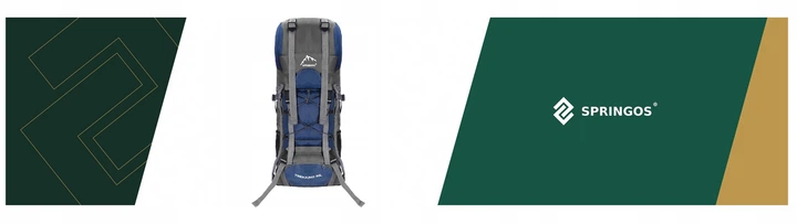 Туристический рюкзак Springos 90 л CS0130 Navy Blue/Grey - Фото 15 Туристический рюкзак Springos 90 л CS0130 Navy Blue/Grey - изображение 15