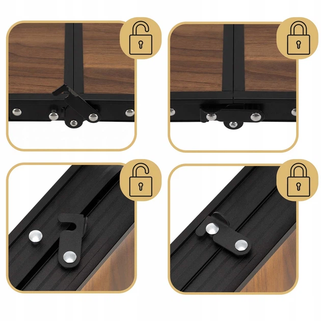 Набор кемпинговый Springos складной стол и стулья 4 шт CS0180 Brown/Black - Фото 8 Набор кемпинговый Springos складной стол и стулья 4 шт CS0180 Brown/Black - изображение 8