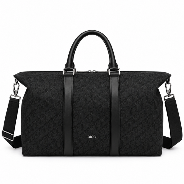 Спортивна Сумка Dior Monogram Black 2026 Чорний - Фото 1 Спортивна Сумка Dior Monogram Black 2026 Чорний - зображення 1