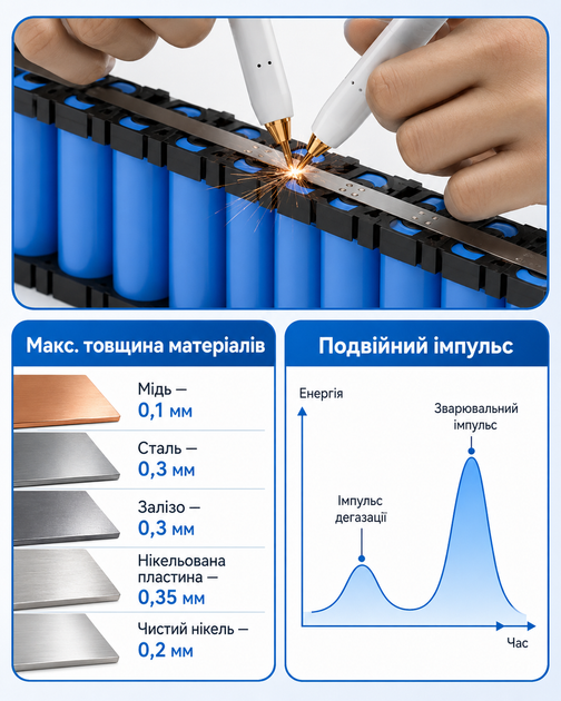 Апарат точкового зварювання AWithZ UKF10 10,2 кВт із суперконденсатором - зображення 5