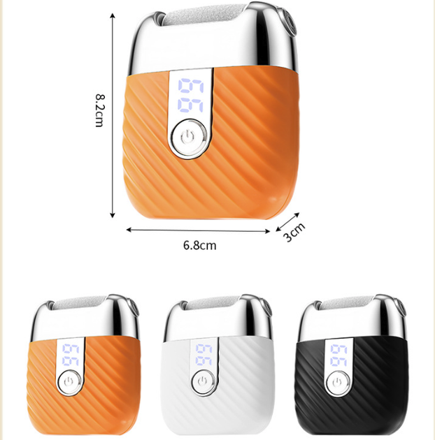 Электрическая роликовая пила для пяток WS-688 с LED-подсветкой, 3 насадки, USB Type-C, аккумулятор 500 мАч - изображение 2