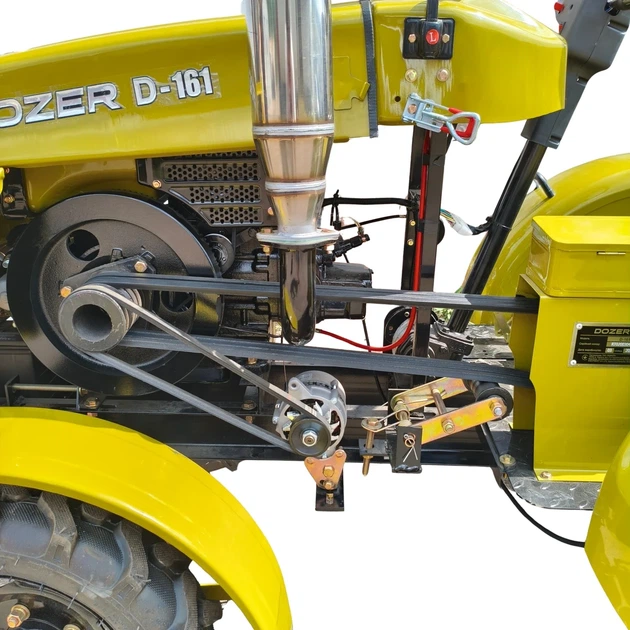 Мототрактор DOZER D161 дизельный 16 л.с. с фрезой в комплекте - изображение 8