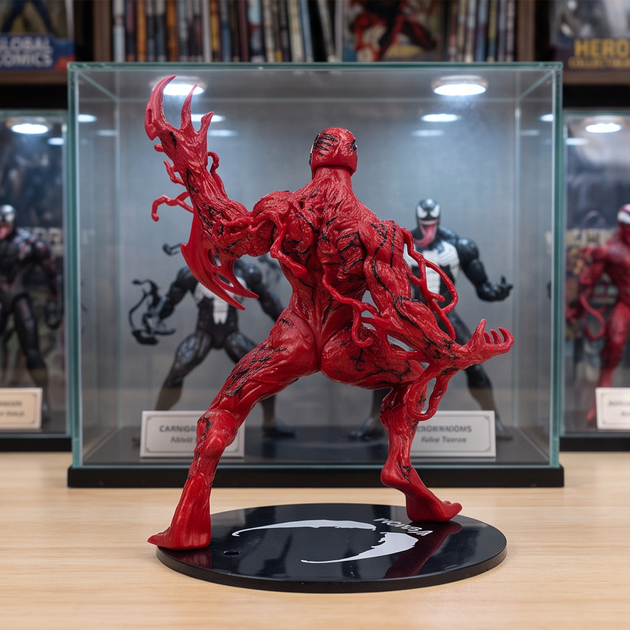 Фигурка аниме Карнадж, коллекционная статуэтка Marvel Веном 20 см из ПВХ, подарочная фигурка для детей Красный - Фото 8 Фигурка аниме Карнадж, коллекционная статуэтка Marvel Веном 20 см из ПВХ, подарочная фигурка для детей Красный - изображение 8