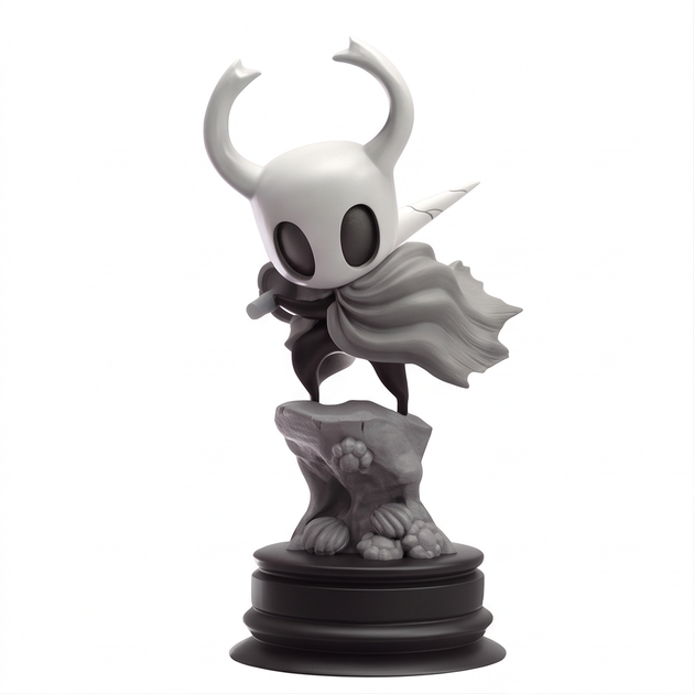 Колекційна фігурка Hollow Knight 10 см, статуэтка на підставці Лицар ручної роботи - Фото 1 Колекційна фігурка Hollow Knight 10 см, статуэтка на підставці Лицар ручної роботи - зображення 1