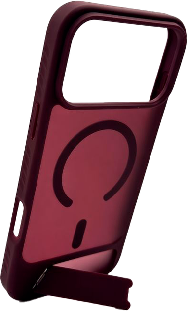 Etui Evelatus Rubber Coated MagSafe With Stand Case do Apple iPhone 18 Pro Max Burgundy (4752192109806) - Zdjęcie 3 Etui Evelatus Rubber Coated MagSafe With Stand Case do Apple iPhone 18 Pro Max Burgundy (4752192109806) - obraz 3