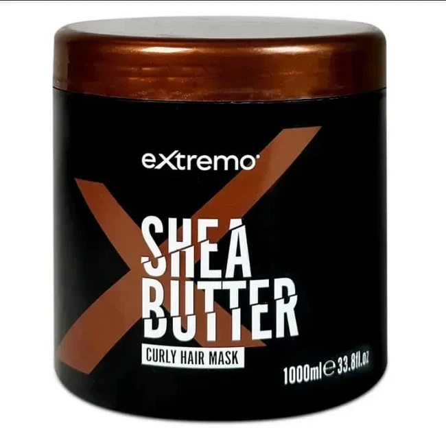 Маска для волос с маслом ши Extremo Shea Butter Curly Hair Mask 1000 мл - Фото 1 Маска для волос с маслом ши Extremo Shea Butter Curly Hair Mask 1000 мл - изображение 1