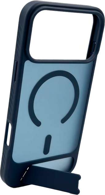 Etui Evelatus Rubber Coated MagSafe With Stand Case do Apple iPhone 18 Pro Navy Blue (4752192109745) - obraz 3