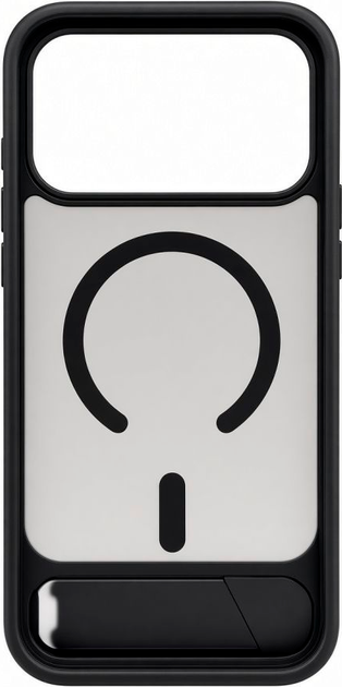 Etui Evelatus Rubber Coated MagSafe With Stand Case do Apple iPhone 18 Pro Black (4752192109738) - obraz 2