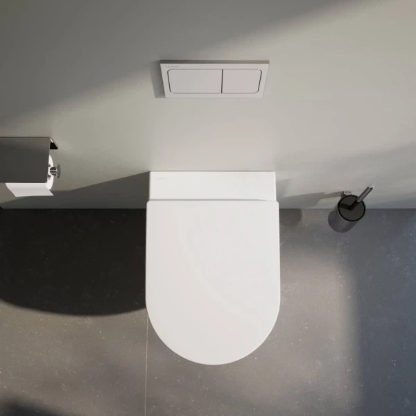 Підвісний унітаз PRO X Rimless/Silent Flush , в комплекті з сидінням slow closing, білий - Фото 4 Підвісний унітаз PRO X Rimless/Silent Flush , в комплекті з сидінням slow closing, білий - зображення 4