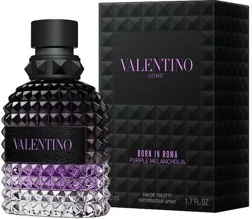 Woda toaletowa męska Valentino Uomo Born in Roma Purple Melancholia 50 ml (3614274626865) - Zdjęcie 2 Woda toaletowa męska Valentino Uomo Born in Roma Purple Melancholia 50 ml (3614274626865) - obraz 2