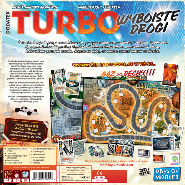 Dodatek do gry planszowej Rebel Turbo: Wyboiste drogi (824968111048) - obraz 7
