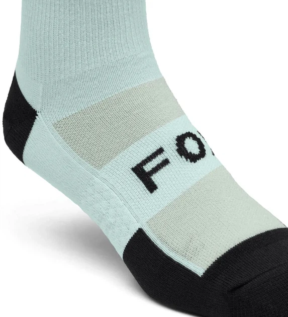 Носки велосипедные Fox Flexair Merino Frost S/M серый шерсть мериноса 6 дюймов - изображение 3