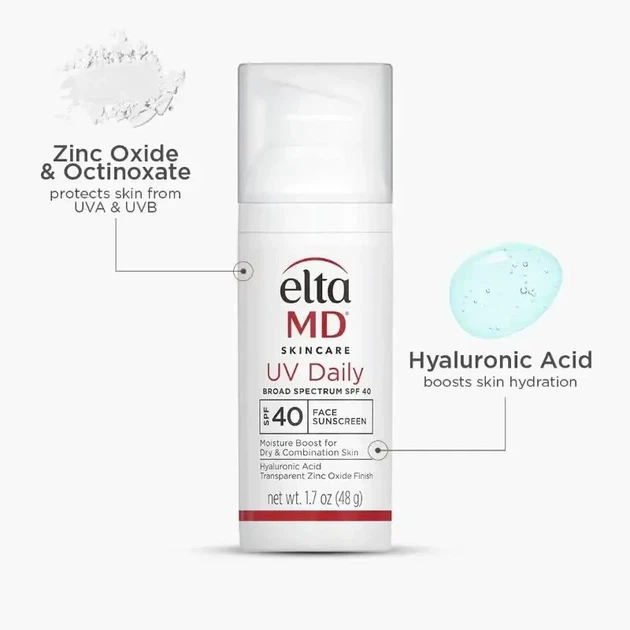 Солнцезащитный крем ELTA MD UV Daily Face Sunscreen SPF40 48 г - Фото 2 Солнцезащитный крем ELTA MD UV Daily Face Sunscreen SPF40 48 г - изображение 2