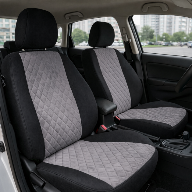Авточехлы Antar Kia Optima 3 (TF) Серые антара (ANP-1101) - изображение 3