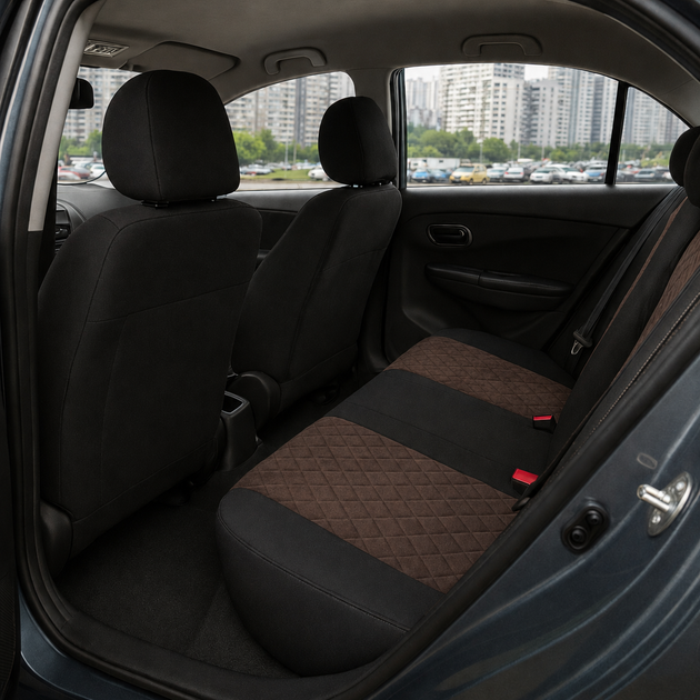 Авточехлы Antar Kia Optima 4 (JF) USA Коричневые антара (ANP-3293) - изображение 6