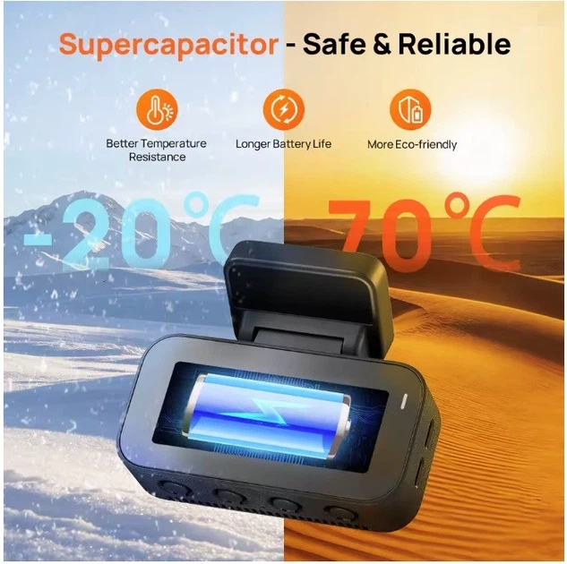 Видеорегистратор Xiaomi 70mai HDR Dash Cam Set 4K A900 - Фото 5 Видеорегистратор Xiaomi 70mai HDR Dash Cam Set 4K A900 - изображение 5