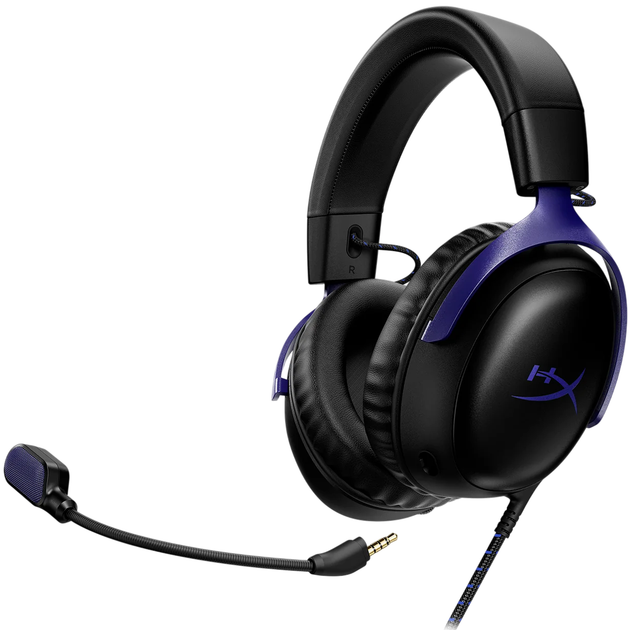 Słuchawki gamingowe HyperX Cloud III Czarno-niebieskie (D0SX6AA) - Zdjęcie 2 Słuchawki gamingowe HyperX Cloud III Czarno-niebieskie (D0SX6AA) - obraz 2