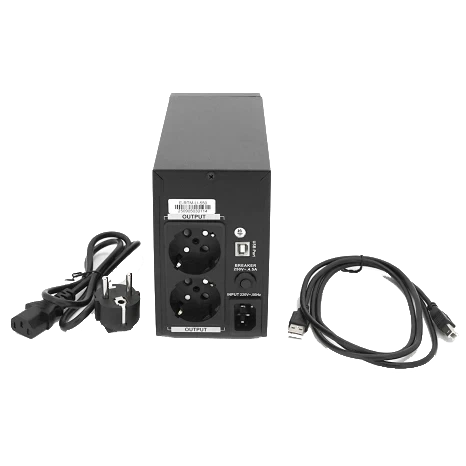Джерело безперебійного живлення Ritar E-RTM-LI-550 330Вт AVR 2xSCHUKO - зображення 2
