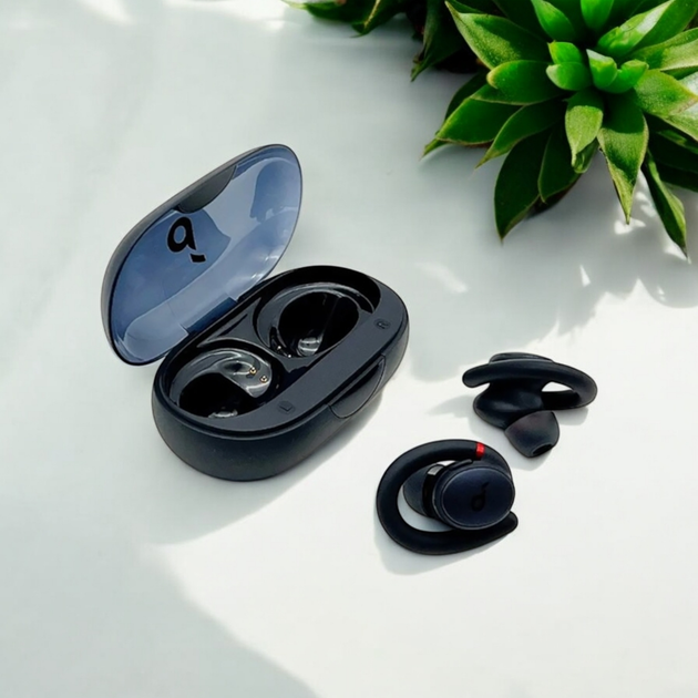 Беспроводные TWS наушники Anker Soundcore Sport X10 Черные с ANC (Спортивные с поворотными дужками) - изображение 4