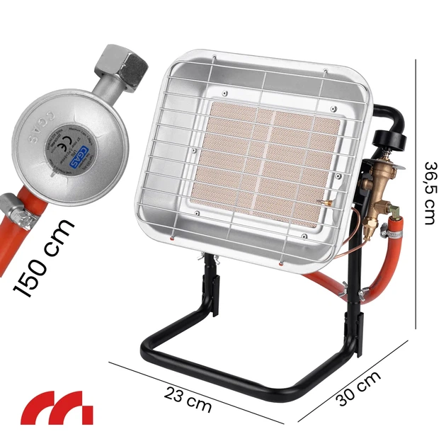 Газовый обогреватель MalTec GAS-4500Wt-ST 3/4,5 кВт до 80 м2 для гаража/склада/мастерской - изображение 2