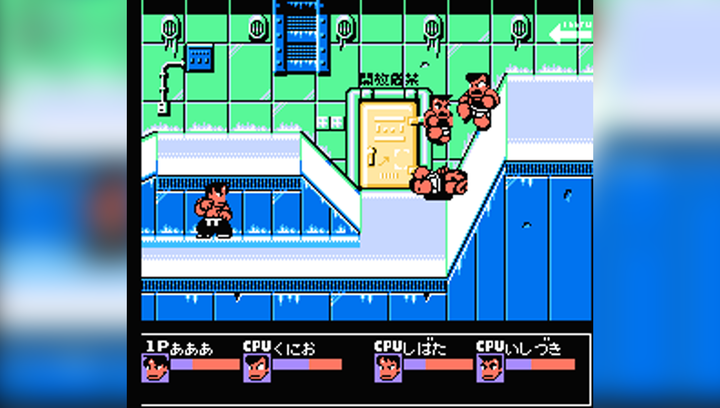Збірник Ігор RMC Famicom Dendy 4 in 1 JY-072 Kunio-kun Super Dodge Ball, Hockey Club, Nekketsu Fighting Legend, Goal 3 90х TV Game Японська Версія Тільки Картридж Б/У - зображення 7